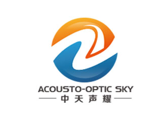 朱紅娟的中天聲耀（英文名：Acousto-Optic Sky）logo設(shè)計