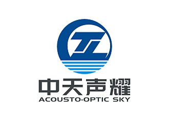 勞志飛的中天聲耀（英文名：Acousto-Optic Sky）logo設(shè)計