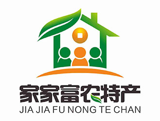 鄧建平的貴州省家家富農(nóng)特產(chǎn)銷售有限公司logo設(shè)計(jì)