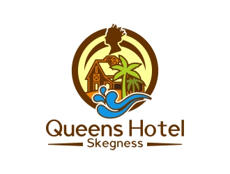 周戰(zhàn)軍的Queens Hotel Skegnesslogo設(shè)計