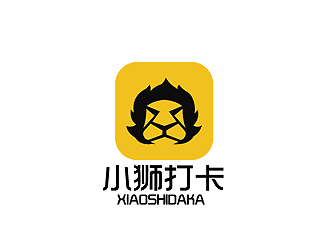 秦曉東的小獅打卡logo設計