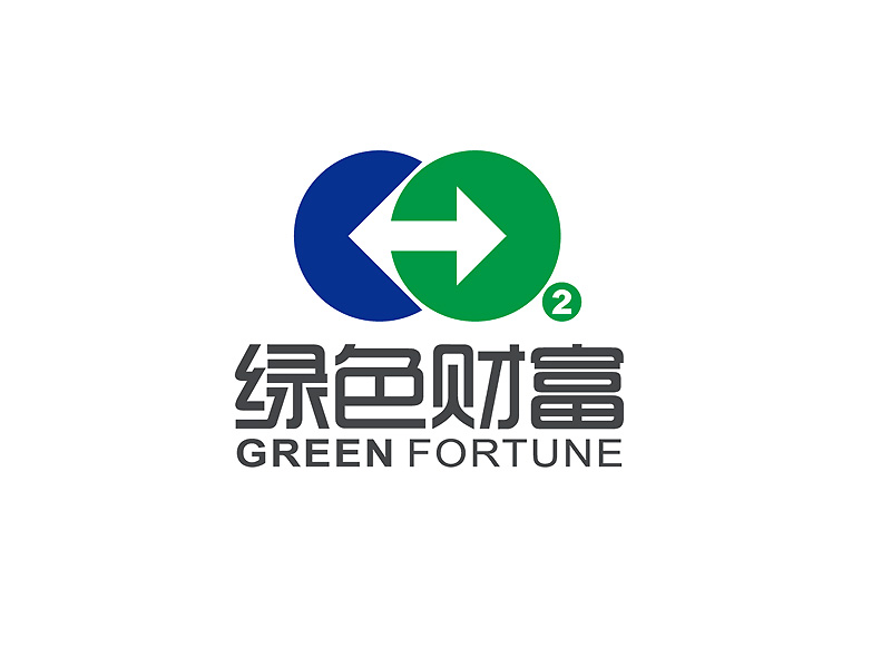 綠色財富 金融服務定制LOGO設計logo設計