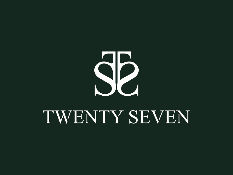 Twenty Seven首飾定制logo設計