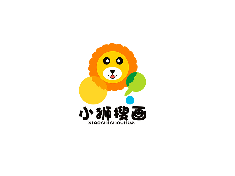 李杰的小獅搜畫logo設(shè)計