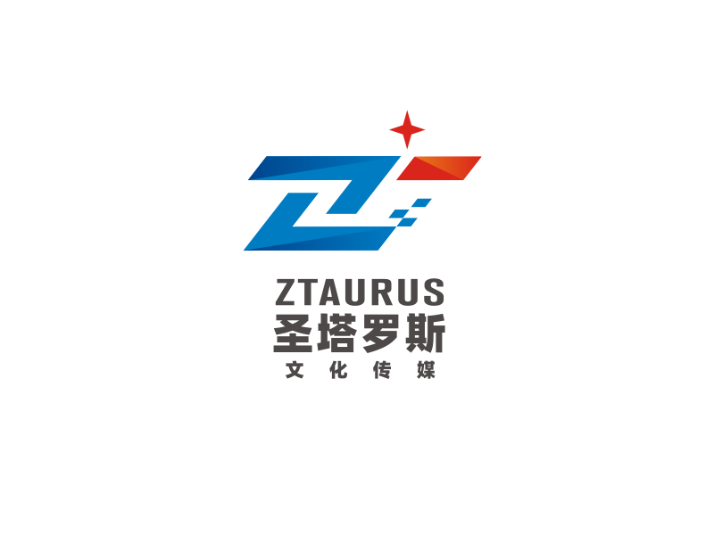 姜彥海的圣塔羅斯文化傳媒有限公司 ZTAURUSlogo設(shè)計(jì)