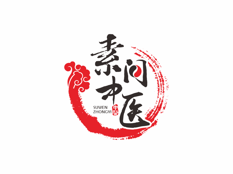 何嘉健的素問中醫(yī)logo設計