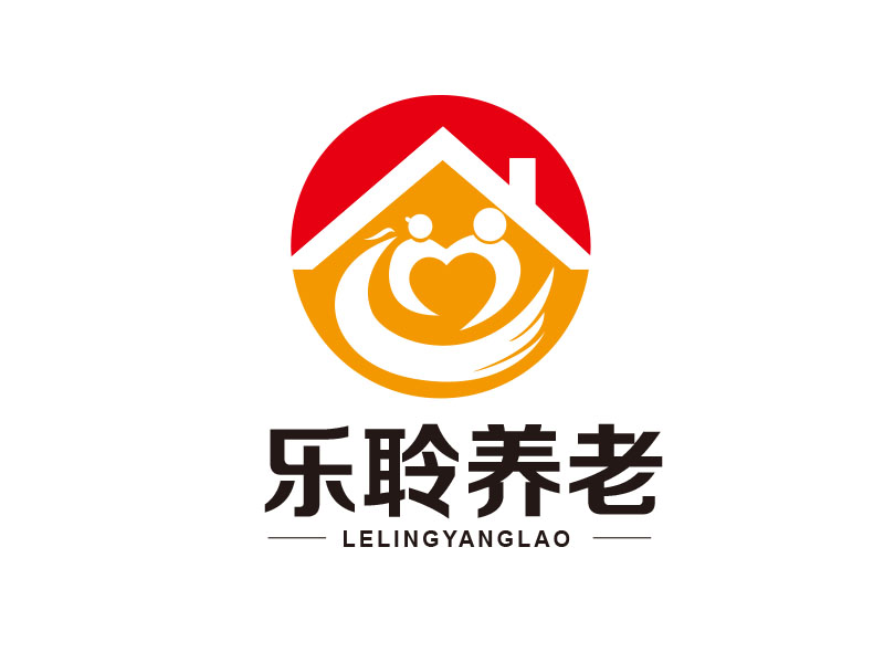 朱紅娟的樂(lè)聆養(yǎng)老logo設(shè)計(jì)