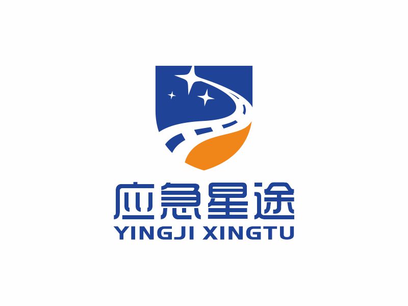 何嘉健的應急星途logo設計