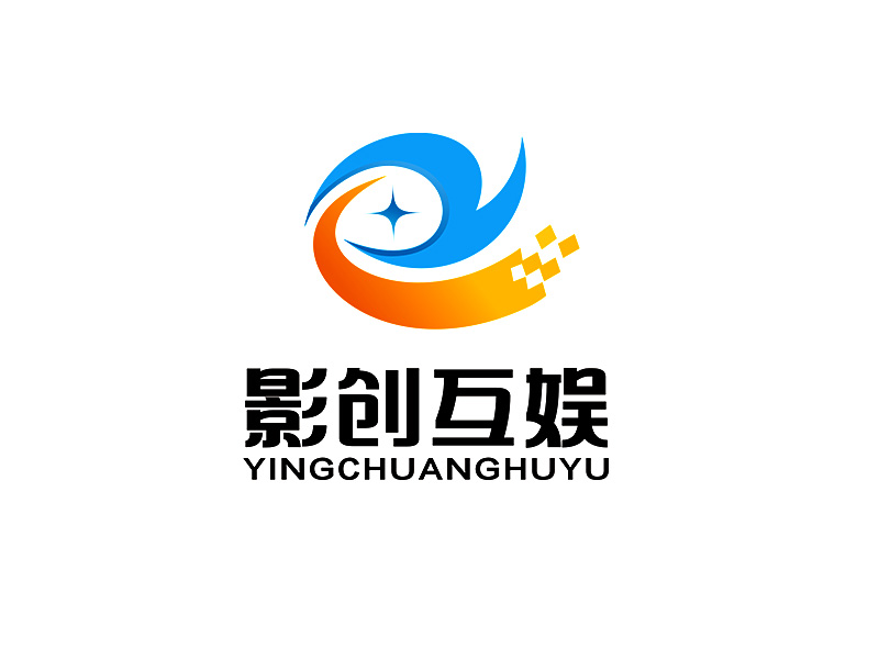 李杰的甘肅影創(chuàng)互娛數(shù)字科技有限公司logo設(shè)計