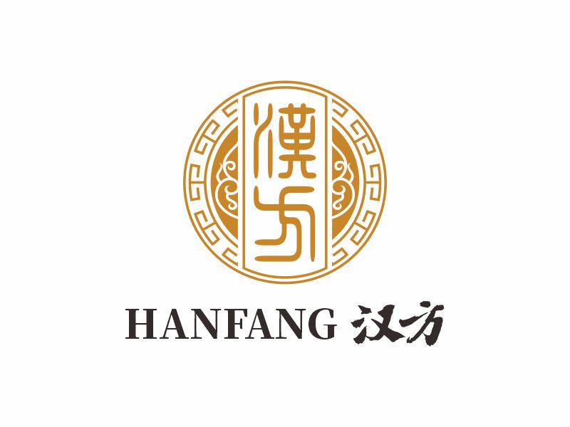 何嘉健的HANFANG漢方logo設計