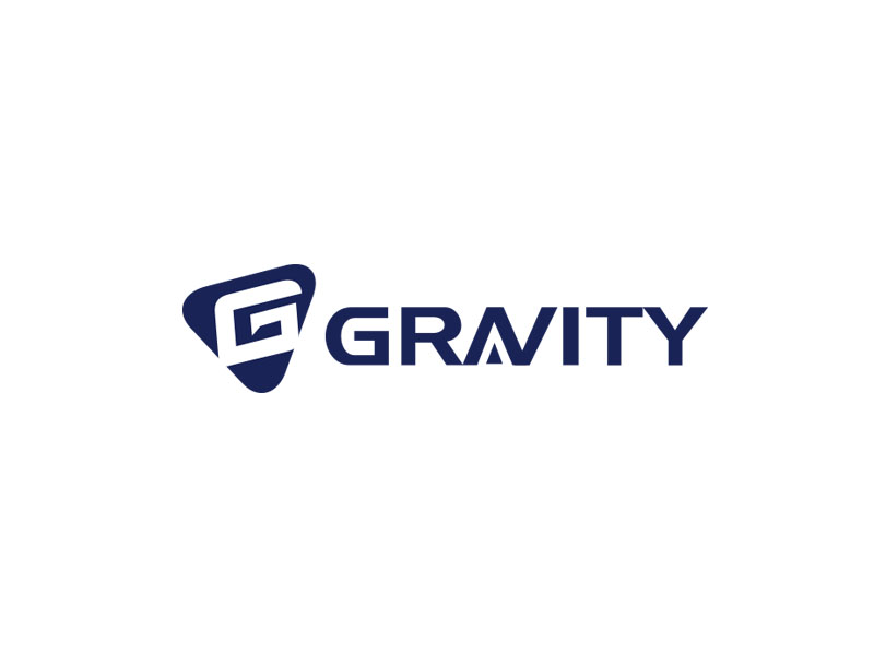 朱紅娟的GRAVITY SPACE黑白色logo設(shè)計(jì)