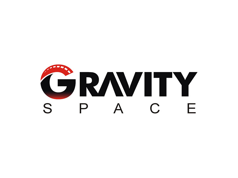 周都響的GRAVITY SPACE黑白色logo設(shè)計