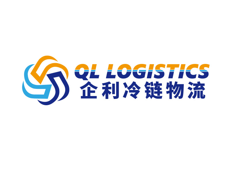 向正軍的QL LOGISTICS 企利冷鏈物流logo設(shè)計