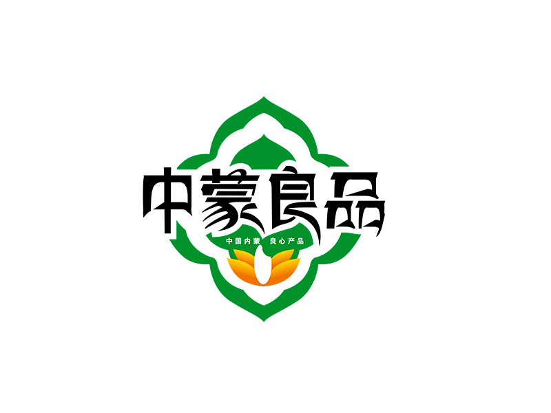 李杰的中蒙良品logo設計