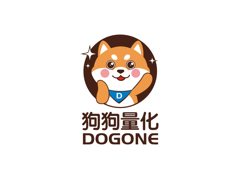 曾翼的狗狗量化DOGONElogo設計