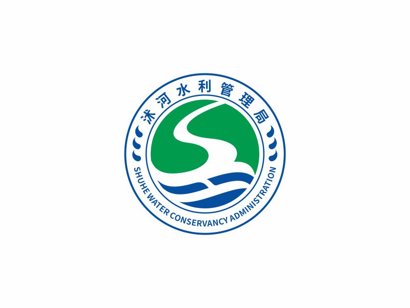 何嘉健的沭河水利管理局logo設計