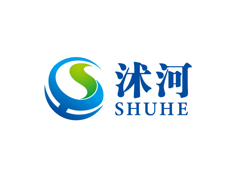 葉美寶的沭河水利管理局logo設計