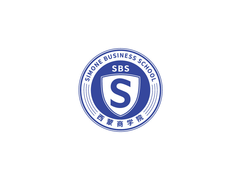 張俊的西蒙商學院 Simone Business Schoollogo設(shè)計