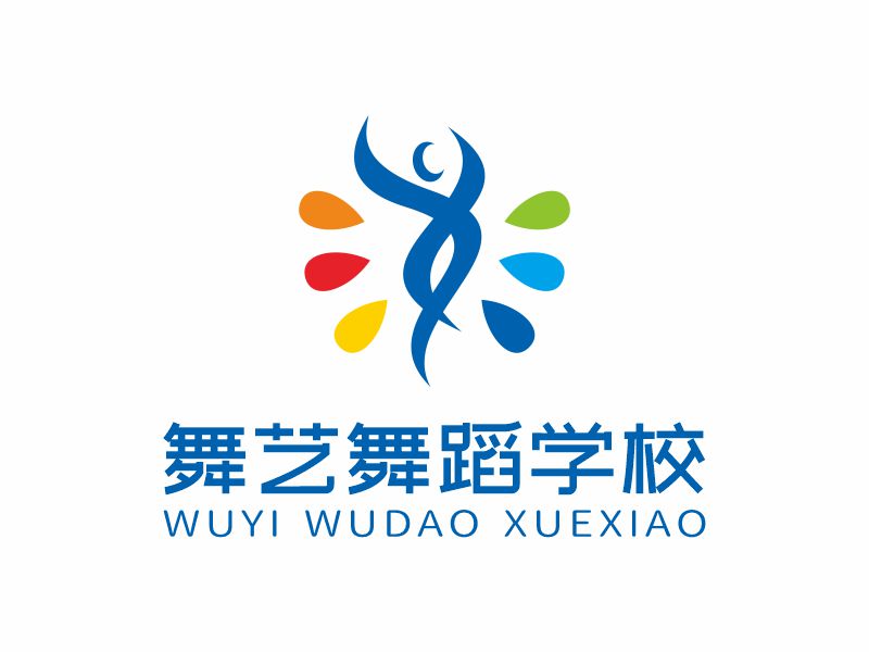 何嘉健的舞藝舞蹈學校logo設計