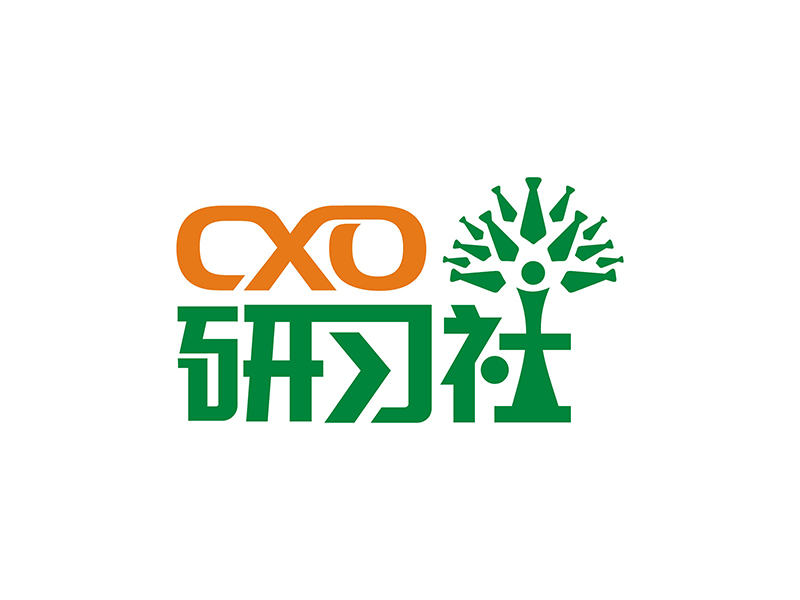 周都響的CXO研習(xí)社logo設(shè)計(jì)