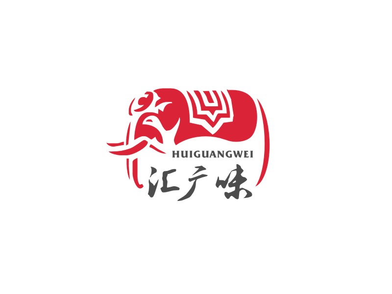 姜彥海的匯廣味logo設(shè)計