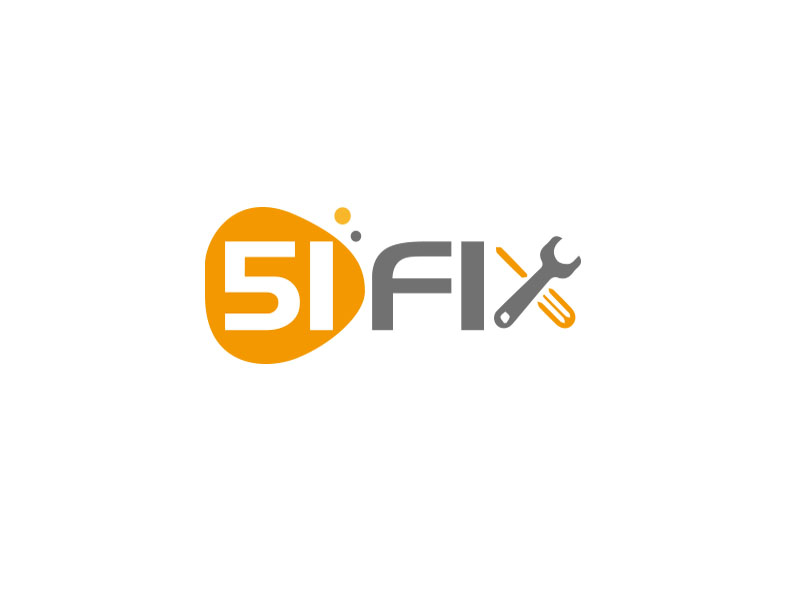 朱紅娟的51 FIXlogo設(shè)計