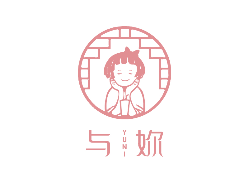 宋濤的與妳奶茶logo設(shè)計