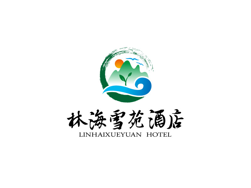 李賀的林海雪苑酒店logo設計