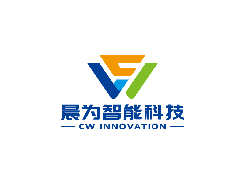 王濤的晨為智能科技 CW Innovationlogo設(shè)計