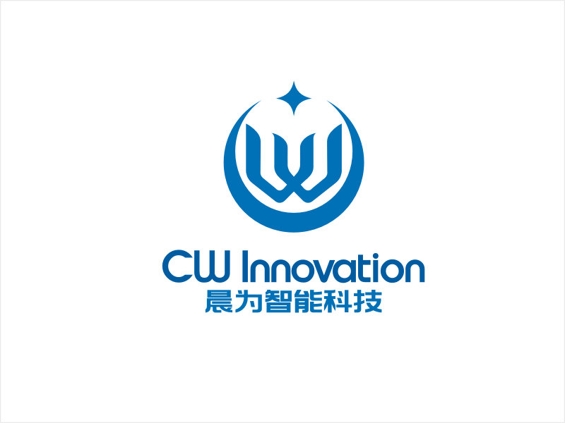 梁宗龍的晨為智能科技 CW Innovationlogo設(shè)計