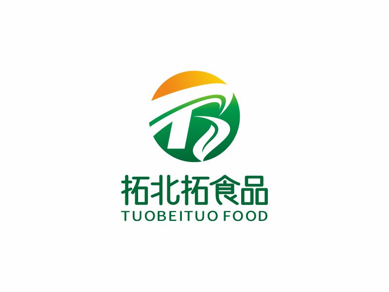 何嘉健的拓北拓食品logo設(shè)計