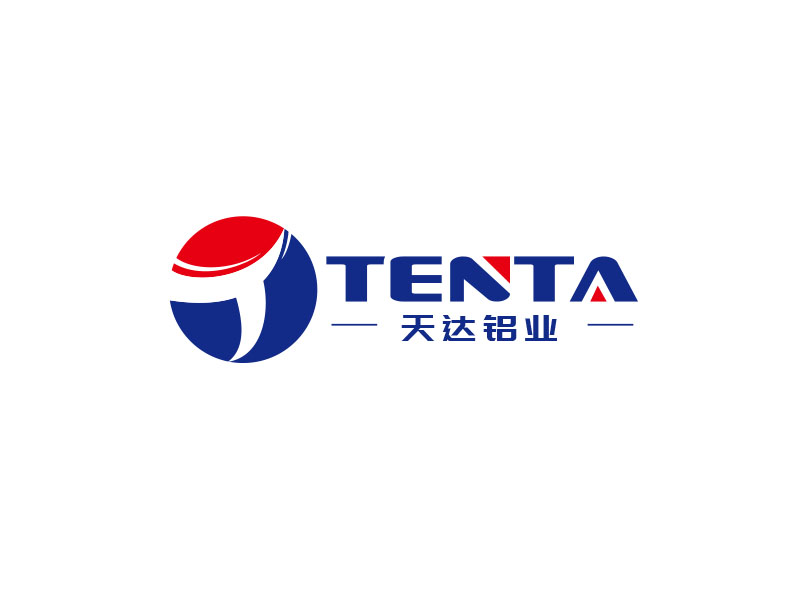 朱紅娟的天達(dá)鋁業(yè)    Tenta Aluminumlogo設(shè)計