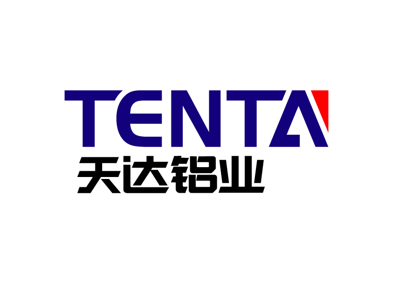 楊振芬的天達(dá)鋁業(yè)    Tenta Aluminumlogo設(shè)計