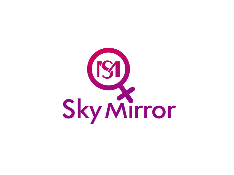 朱紅娟的天空之鏡 Sky MIrrorlogo設(shè)計(jì)