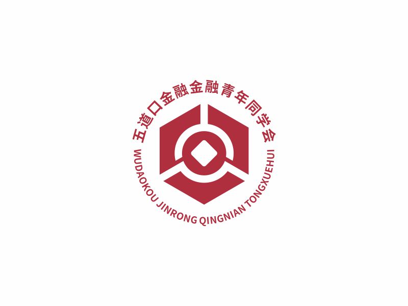 何嘉健的五道口金融金融青年同學(xué)會logo設(shè)計