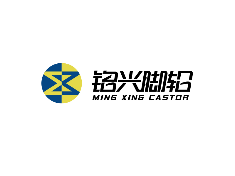 芒果的銘興腳輪logo設計