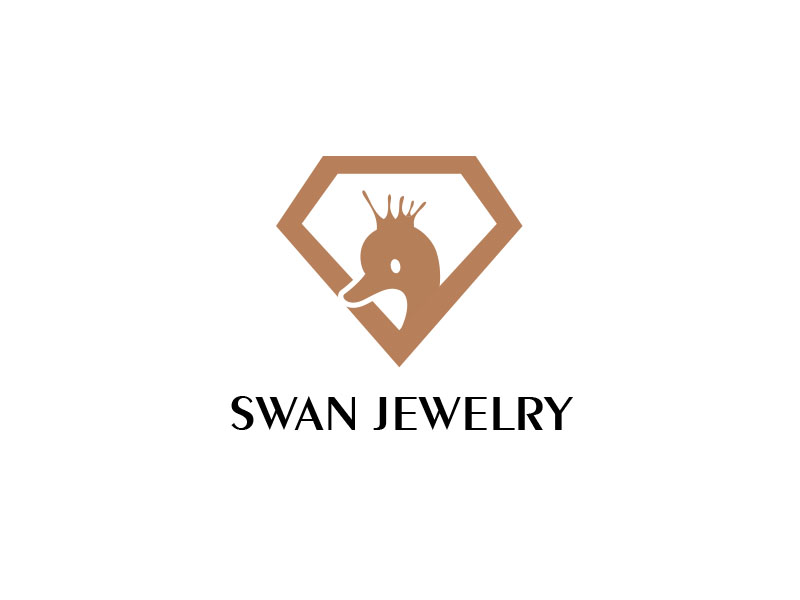 朱紅娟的SWAN JEWELRYlogo設(shè)計(jì)