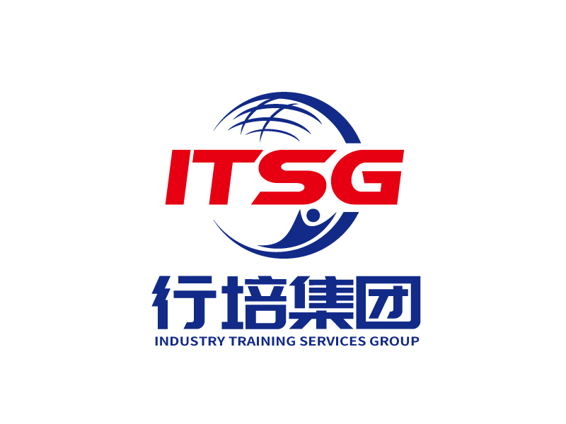 張俊的行培集團(tuán)（Industry Training Services Group）logo設(shè)計