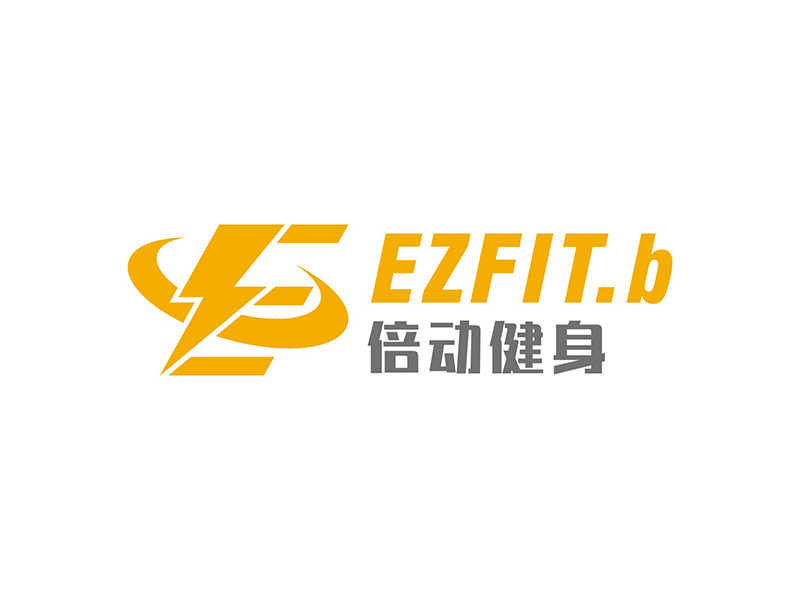 周都響的EZFIT.b 倍動健身logo設計