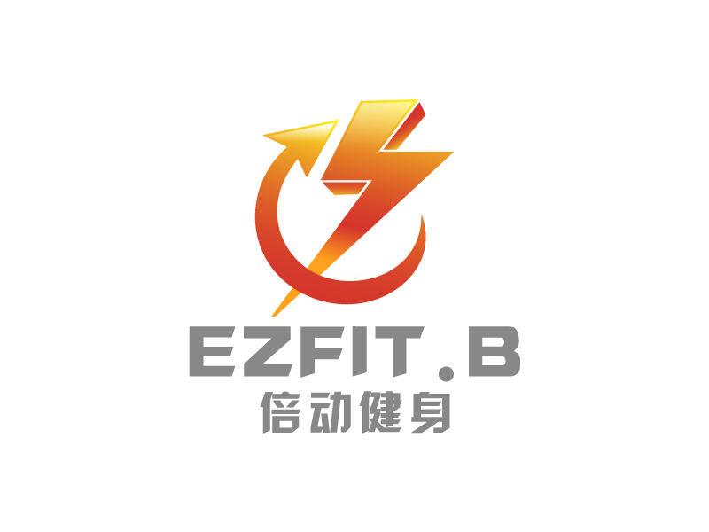 葉美寶的EZFIT.b 倍動健身logo設計