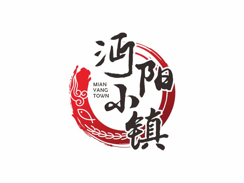 何嘉健的沔陽(yáng)小鎮(zhèn)logo設(shè)計(jì)