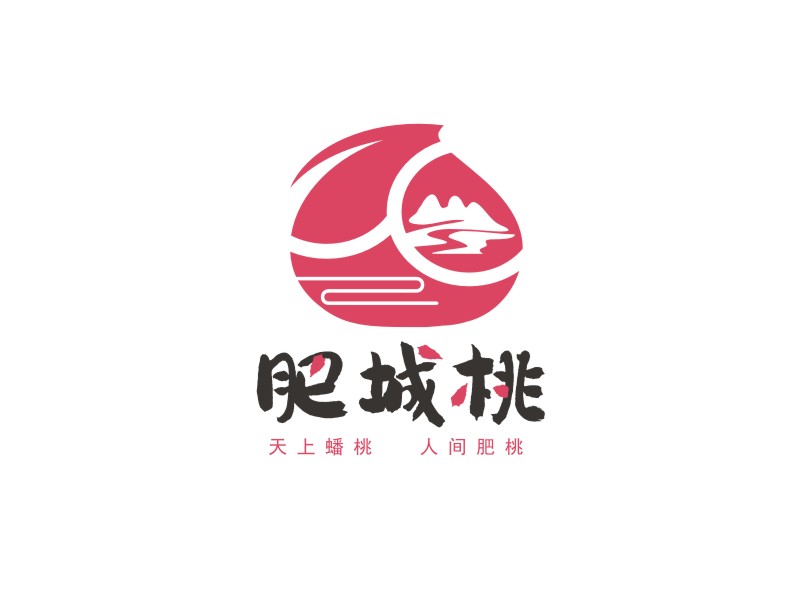 姜彥海的肥城桃logo設(shè)計