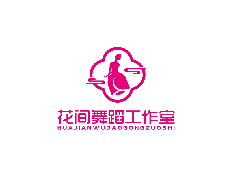 馬丞的花間舞蹈工作室logo設計