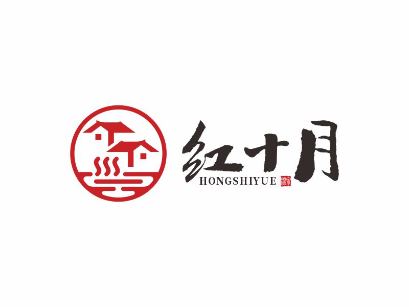 何嘉健的紅十月旅游度假logo設(shè)計(jì)