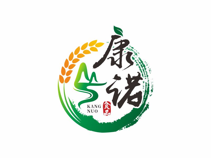 何嘉健的康諾食品logo設計