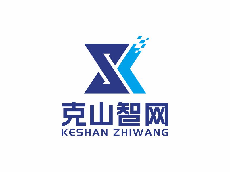 何嘉健的克山智網(wǎng)logo設(shè)計