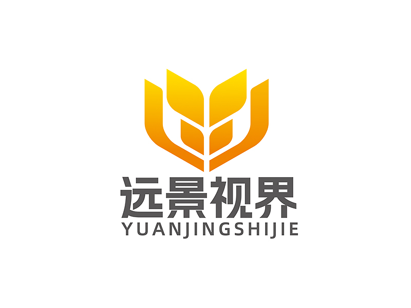 趙鵬的北京遠景視界文化傳媒有限公司logo設(shè)計