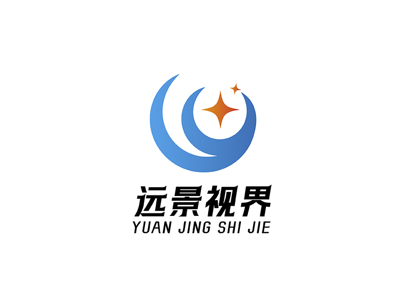 鄒紫的北京遠景視界文化傳媒有限公司logo設(shè)計