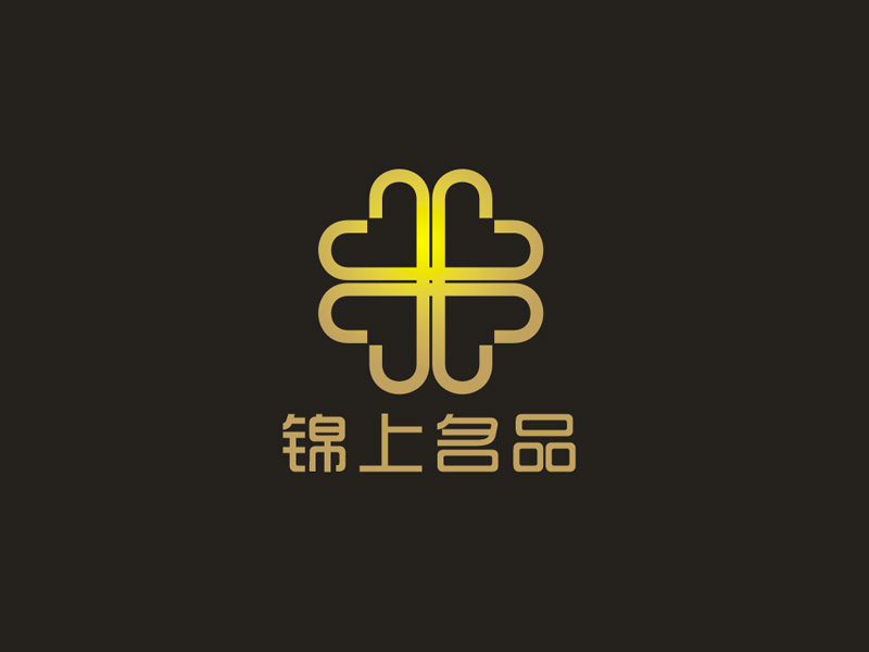 楊威的錦上名品logo設(shè)計