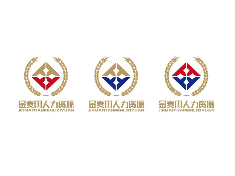 李寧的合肥金麥田人力資源服務有限公司logo設(shè)計